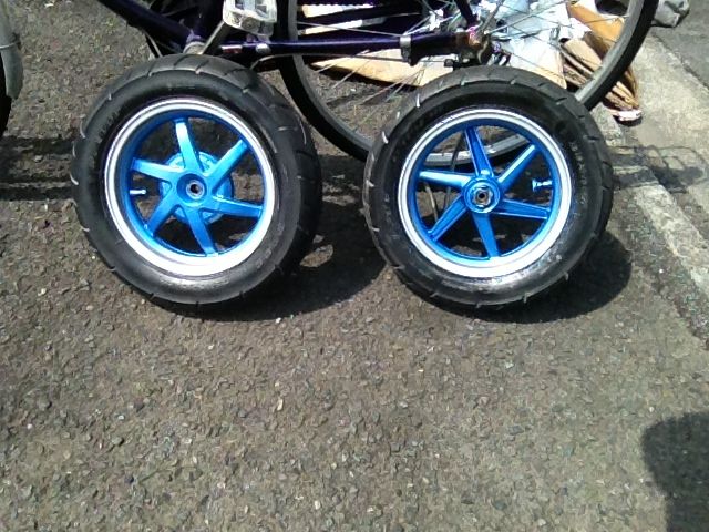 ホイール塗装(￣^￣)ゞ（ホンダ Live Dio ZX (ライブディオZX)）by