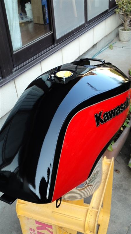 GPz400F タンクレストア（カワサキ GPz400F）by 砂布巾