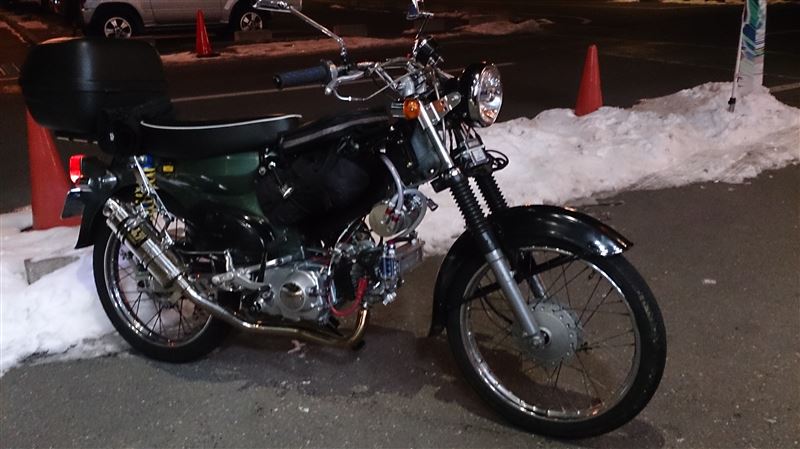 カブのテレスコ化の記録とか（ホンダ スーパーカブ50）by 鈑金王