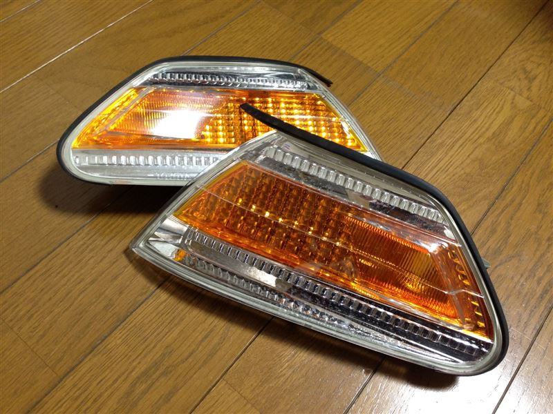 ウインカーレンズ(コーナーレンズ)クリア化（トヨタ マークII・X100系