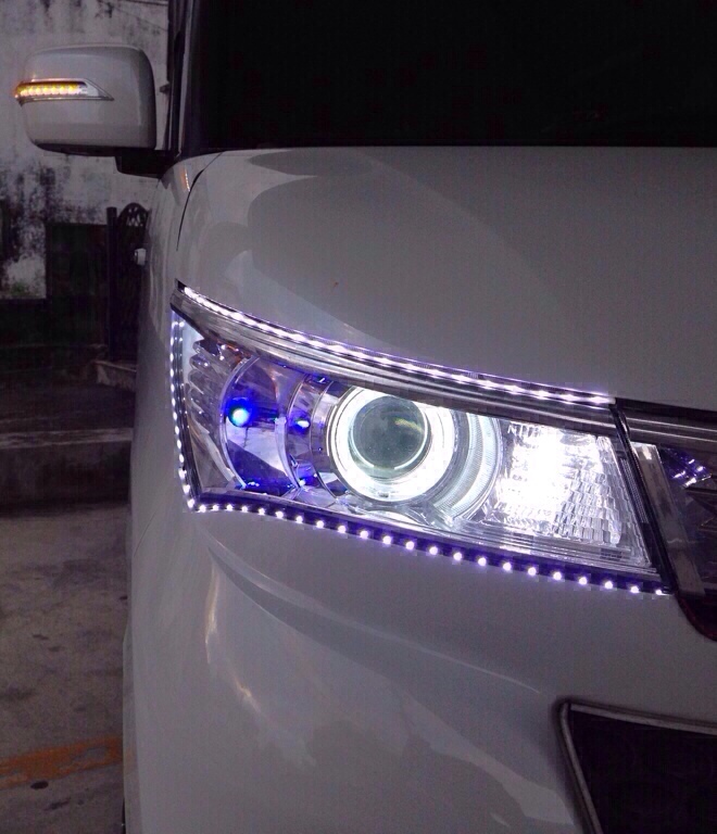 ☆ﾍｯﾄﾞﾗｲﾄ運転席側ｲｶﾘﾝｸﾞ改修☆（スズキ パレットSW・MK21S）by どるが