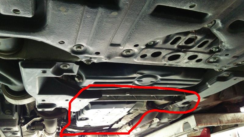 アンダーカバー交換（トヨタ クラウンアスリート・S180系）by K'ZERO