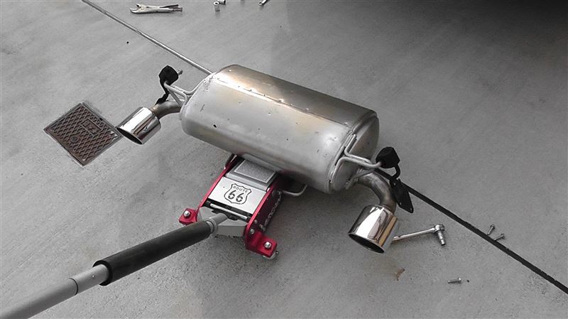 マフラー交換 HKS SSM（スーパーサウンドマスター）（日産