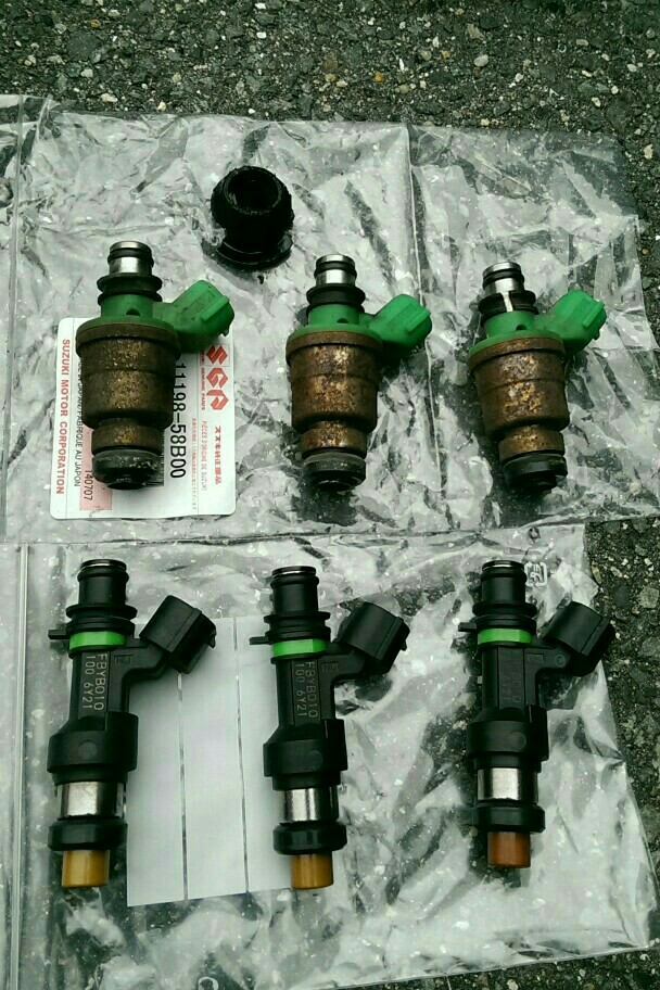 インジェクターを交換してみた。（スズキ ジムニー・JB23W）by