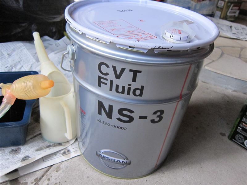 日産(純正) CVTフルード NS-3 20L KLE53-00002 CVTオイル交換 忘備録