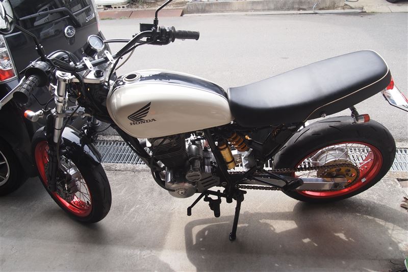 FTR223にCB223Sのタンクを取り付ける！！（ホンダ FTR223