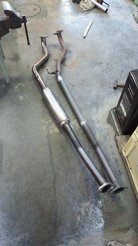 K12 マーチ 柿本中間パイプ＆柿本マフラー加工（日産 マーチ・K12）by