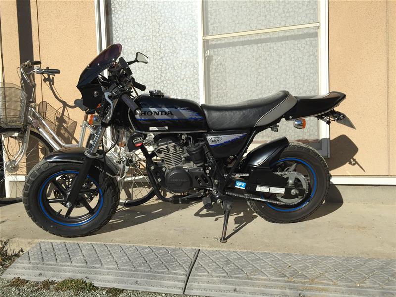 NSR50インナーフェンダー取り付け（ホンダ エイプ50）by ぴろっちょ