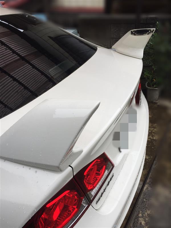 Moduloトランクスポイラー取付②（ホンダ シビックタイプR・FD2）by