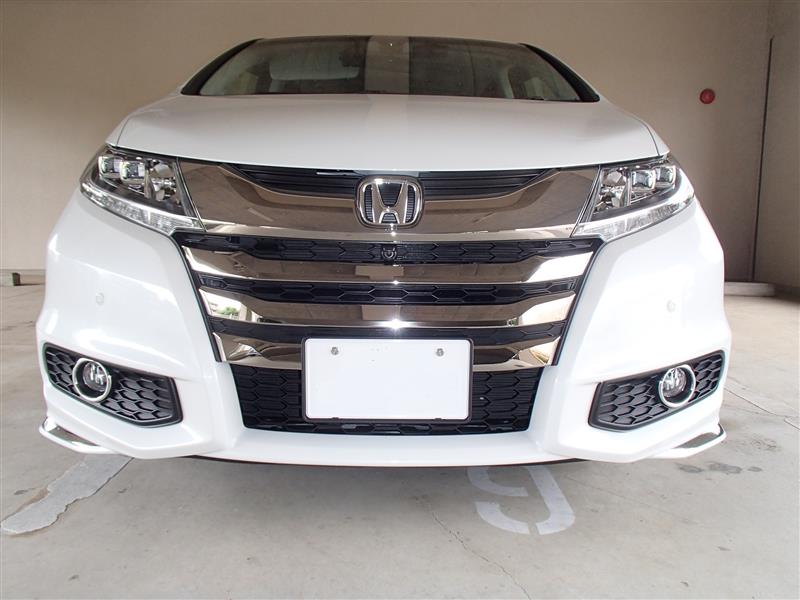 フロントビームライトガーニッシュ取付（交換）（ホンダ オデッセイ