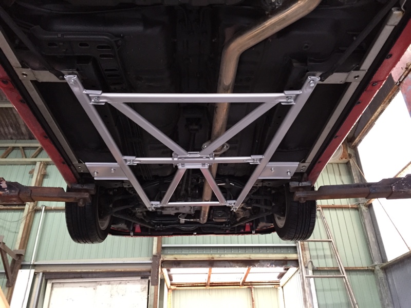 D−SPORTフロアフレームバー装着！（ダイハツ コペン・L880K）by