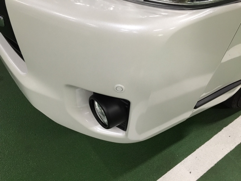 フロントコーナーセンサーを（トヨタ ハイエースワゴン）by ひでき305