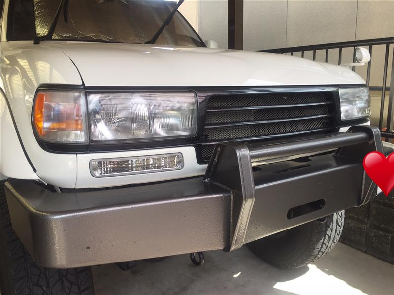 フロントグリル、純正品塗装（トヨタ ランドクルーザー80・80系）by J