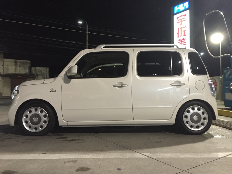 車高調整（ダイハツ ミラココア・L675/685系）by 豆りお - みんカラ