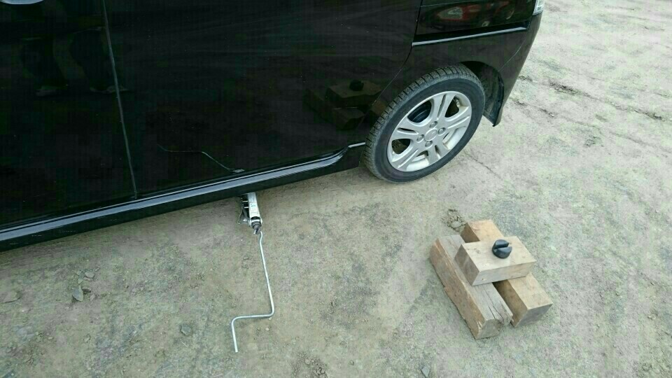 リア車高調整！（ダイハツ タントカスタム・L375/385S）by tanto385