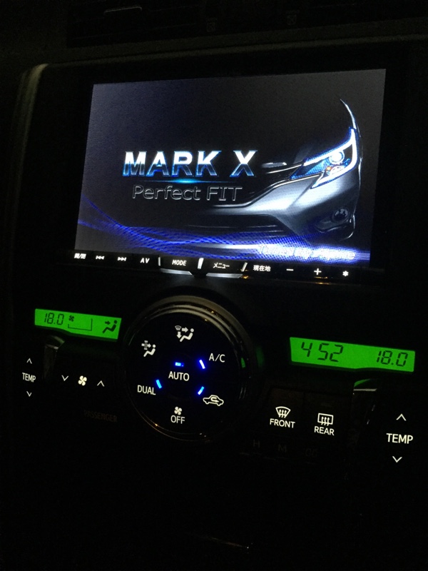 130マークX 中期 後期 エアコンパネル LED打ち替え スイッチ n6 トヨタ