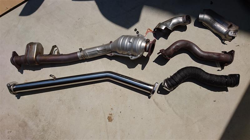 TRUST フロントパイプ、オーバーパイプ交換（トヨタ 86・ZN6）by