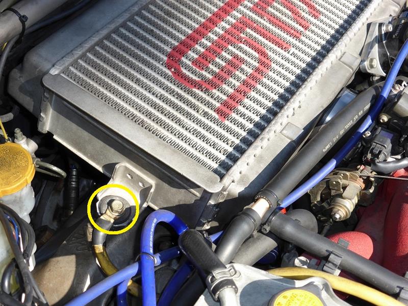 インタークーラー取り外し（スバル インプレッサ WRX STI・GDB）by 鵯