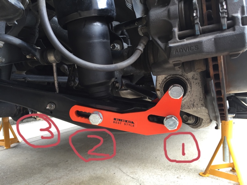 スライドキャンバーキット（トヨタ クラウンマジェスタ）by d