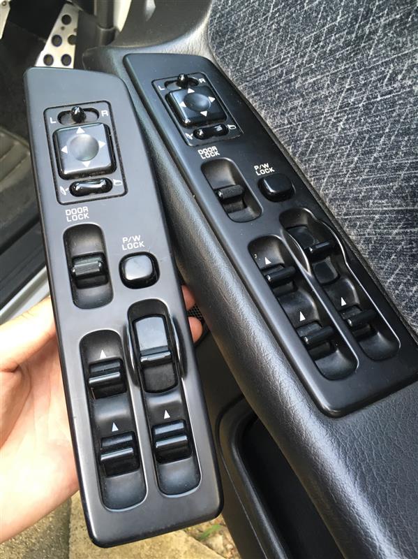 パワーウィンドウスイッチ交換（日産 スカイライン・R32）by せんちん