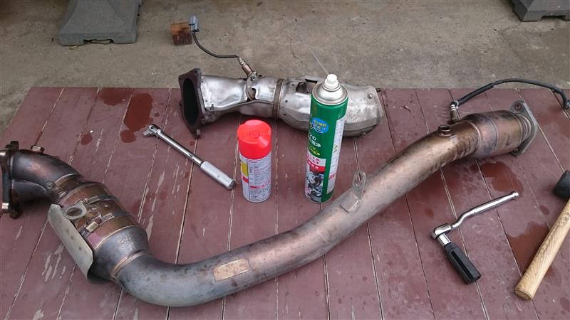 純正触媒に、、、（スバル WRX STI・GR/GV）by WGVB - みんカラ