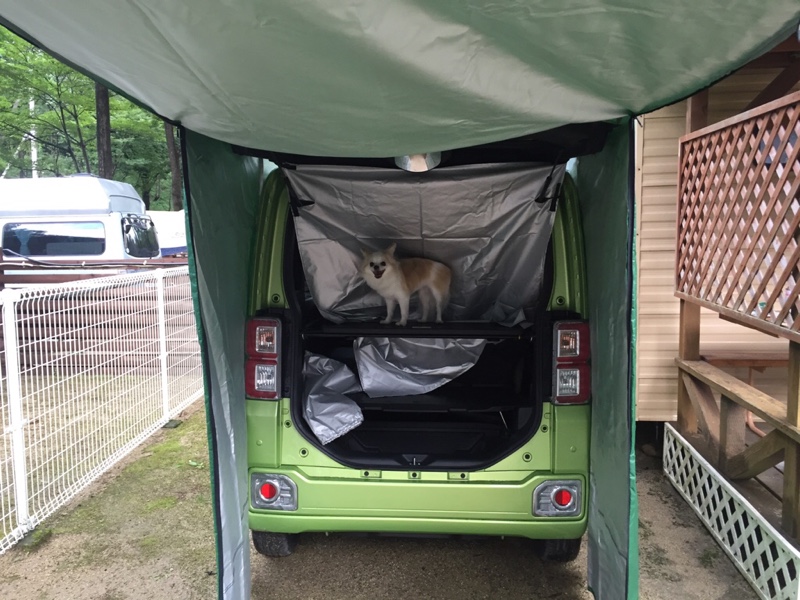 ダイハツ純正 ウェイク バックドアタープ取り付け（ダイハツ ウェイク