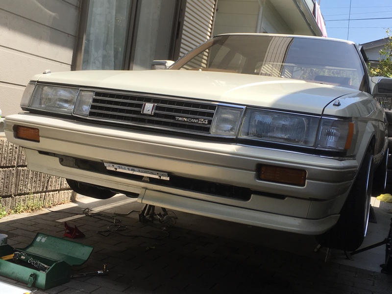 GX71 純正リップスポイラに下駄嚙ます（トヨタ マークII・X70系）by