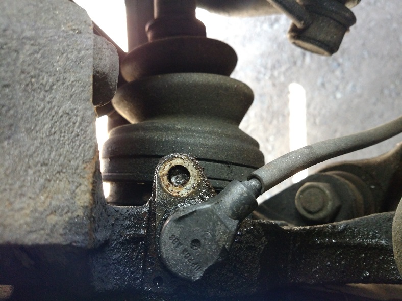 ABSセンサー交換（後ろ左右）（三菱 ランサーエボリューションVI・CP9A