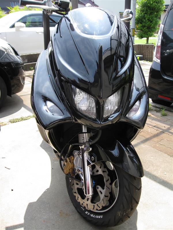 フロントマスク装着（ヤマハ マジェスティ125）by バツ○ - みんカラ