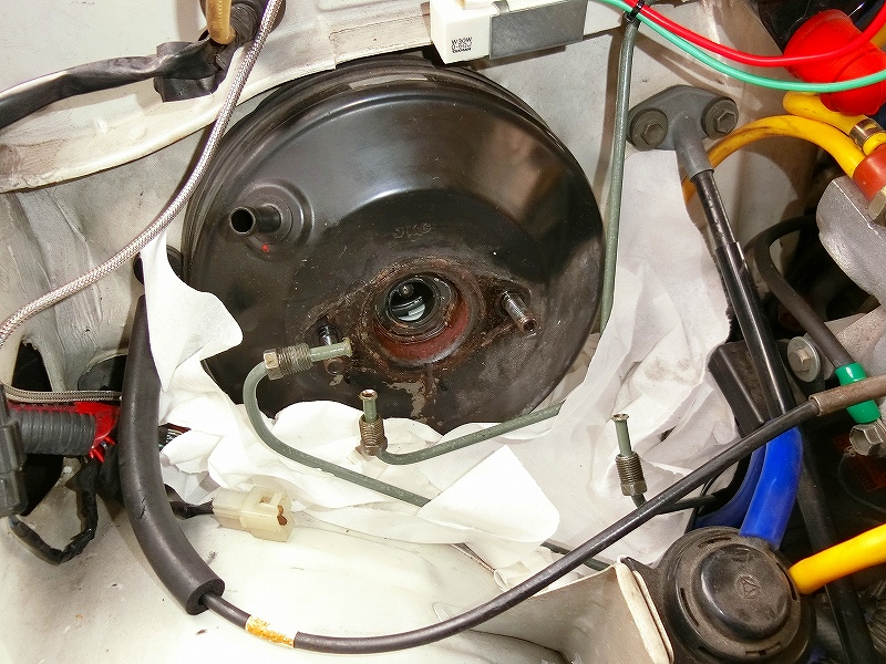 カプチーノ ブレーキマスターシリンダーのオーバーホール（スズキ