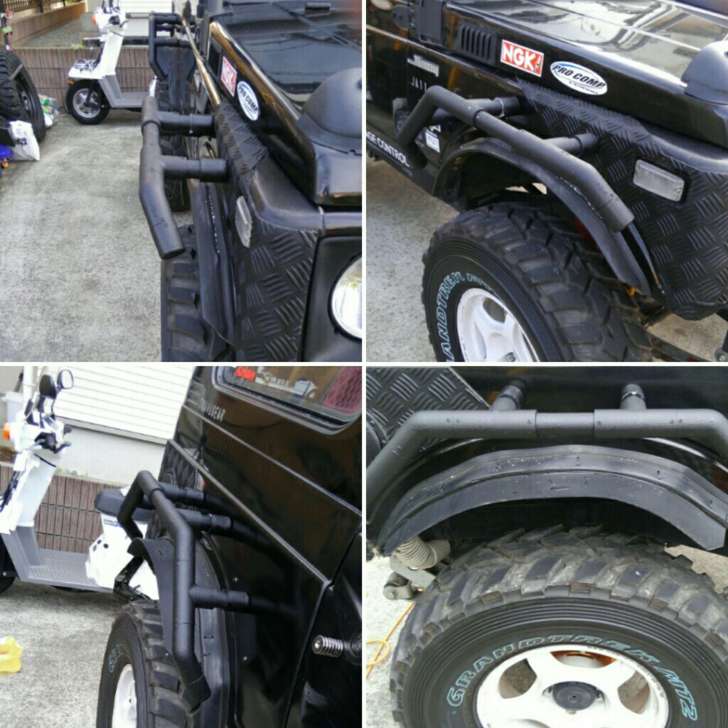 パイプ？チューブ？フェンダー自作（スズキ ジムニー・JA11）by