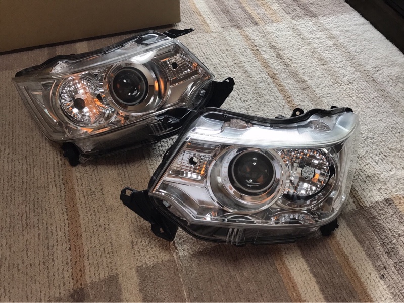 ヘッドライト加工 インナーブラック＆イカリング仕様（スズキ ワゴンR