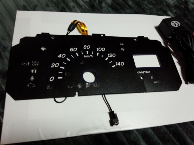 メーター＆エアコンパネルEL化（ダイハツ ハイゼットジャンボ・S500P