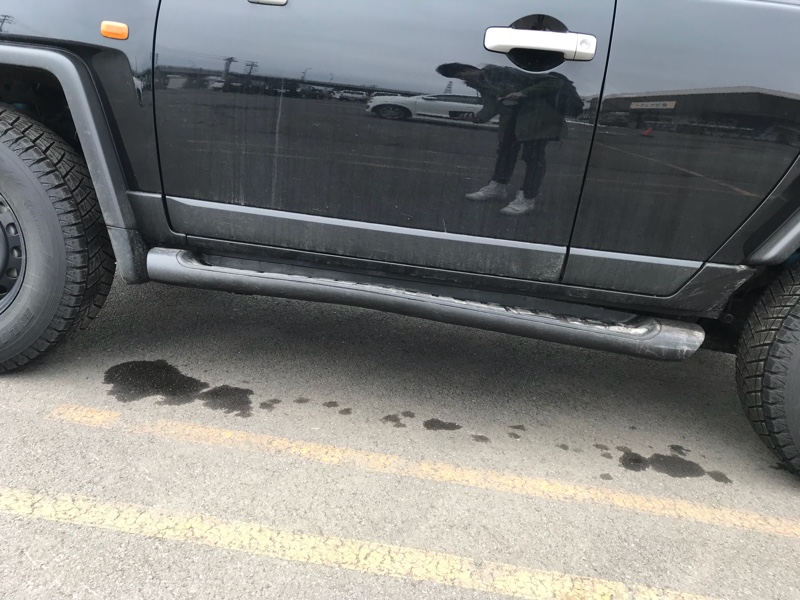 サイドステップ修復（トヨタ FJクルーザー・GSJ15W）by トゥアリスト