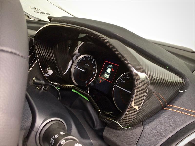 AXIS-PARTS GT-DRYカーボン メーターインナーフード （スバル XV・GT