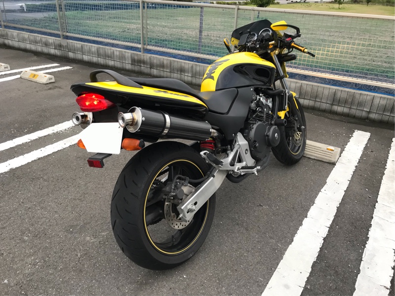 マフラー交換 ヤマモトレーシング SpecA 2本出し カーボンタイプ