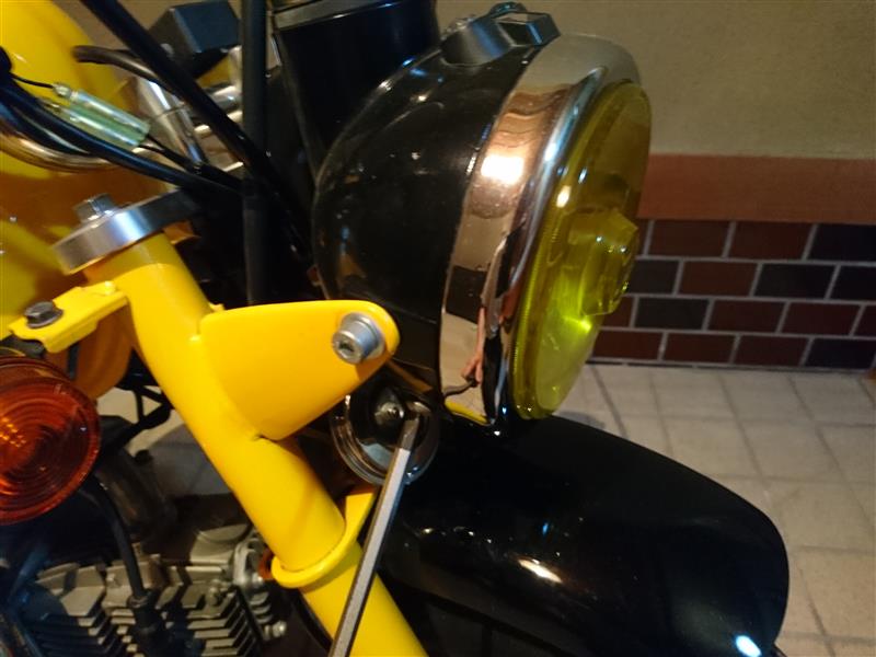 ホンダ純正フロントバスケット取付け（ホンダ ゴリラ）by ワイヤ