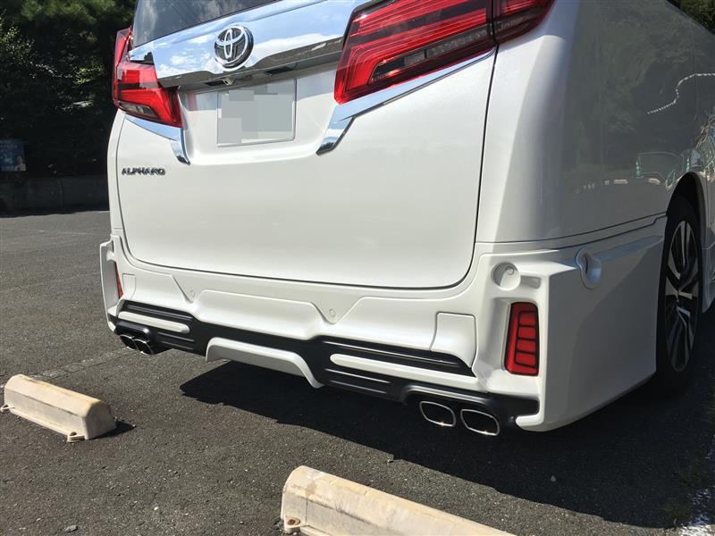 TRDハイレスポンスマフラー4本出し マフラー音（トヨタ アルファード