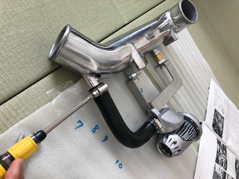 ブローオフバルブ取り付け(クスコタワーバー干渉対策有り)【事前準備編