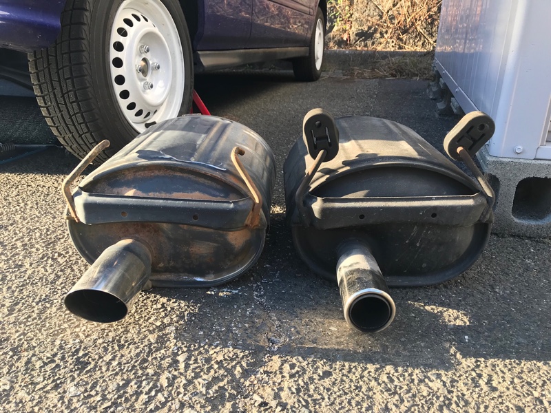 ek9 純正マフラー装着（ホンダ シビック・EK）by えびかにわかめ