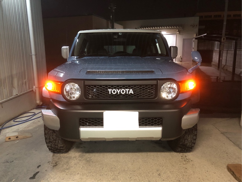 グリル マットブラックに塗装（トヨタ FJクルーザー・GSJ15W）by 金時