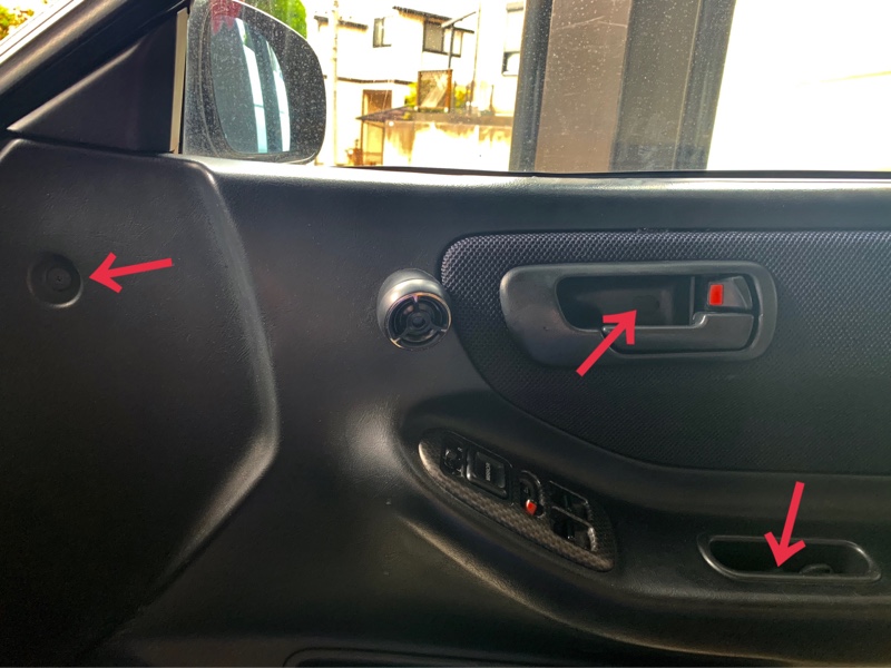 ドアノブ交換【264525km】（ホンダ インテグラタイプR・DC1/2/DB6/7/8