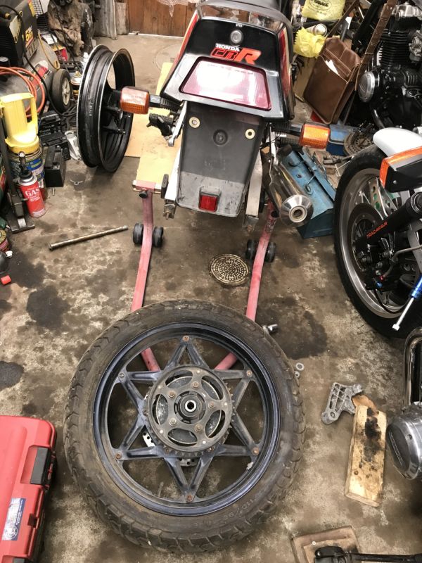 2型ホイールに交換（ホンダ CBR400F）by ネコヤマ - みんカラ