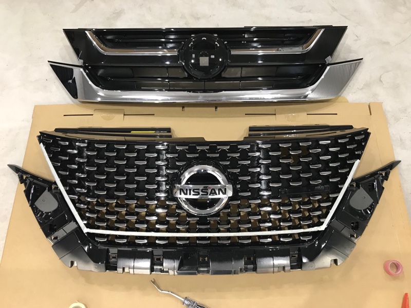 オーテックグリルを加工インストール（日産 セレナハイブリッド・C27