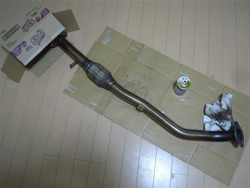 フロントパイプ変えます。（スズキ カプチーノ・EA11R/21R）by まるえ