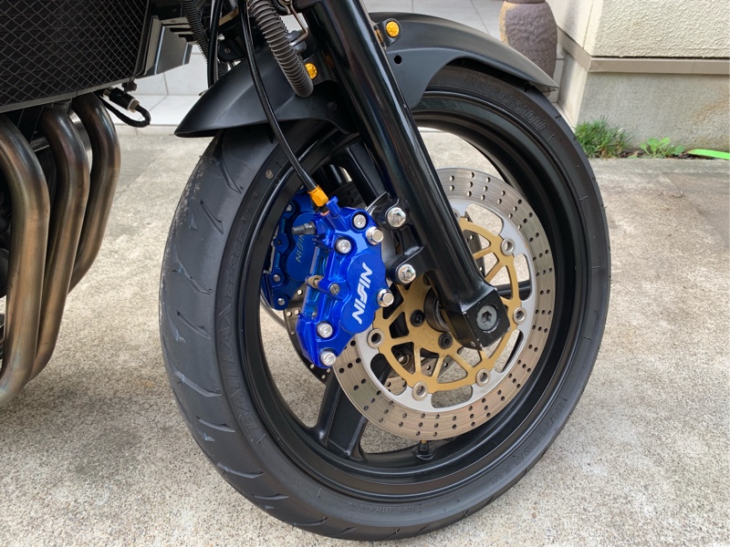 キャリパー交換 ニッシンNC30（カワサキ ZRX400）by ジャック24 - みんカラ