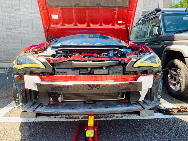 トラスト GReddy ダイレクトエアインテーク取り付け（トヨタ 86・ZN6