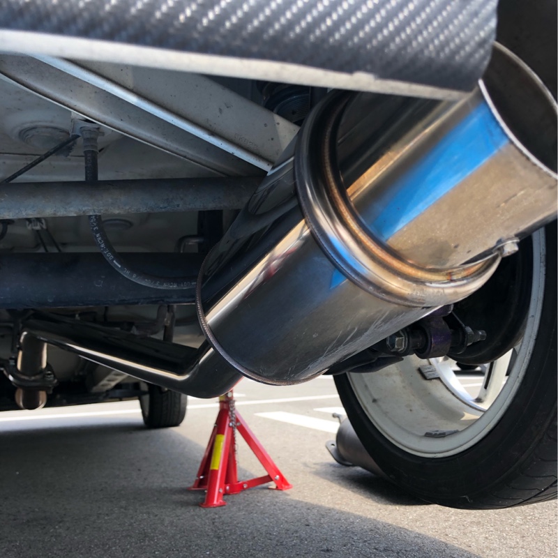 砲弾型マフラーへ交換してみた（スズキ ワゴンR・MH21S/22S）by