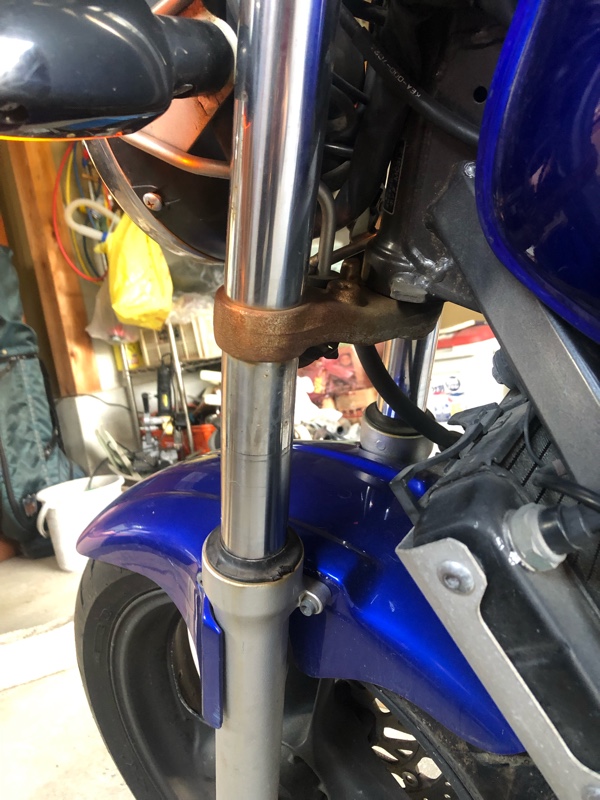 フォークオーバーホール（ホンダ ホーネット250）by とりぷるばか