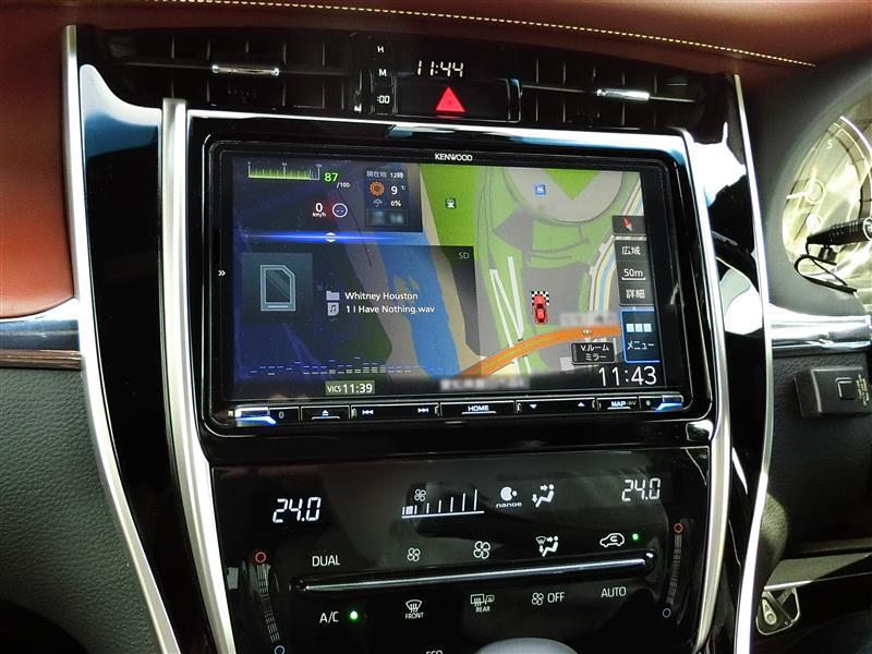 KENWOOD MDV-M906HDL 彩速ナビ 取付（トヨタ ハリアー・U60系）by